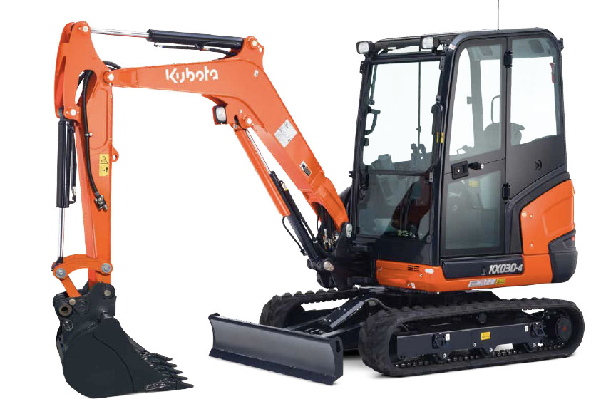Kubota KX030-4R2 Mini Excavator (6500lbs)